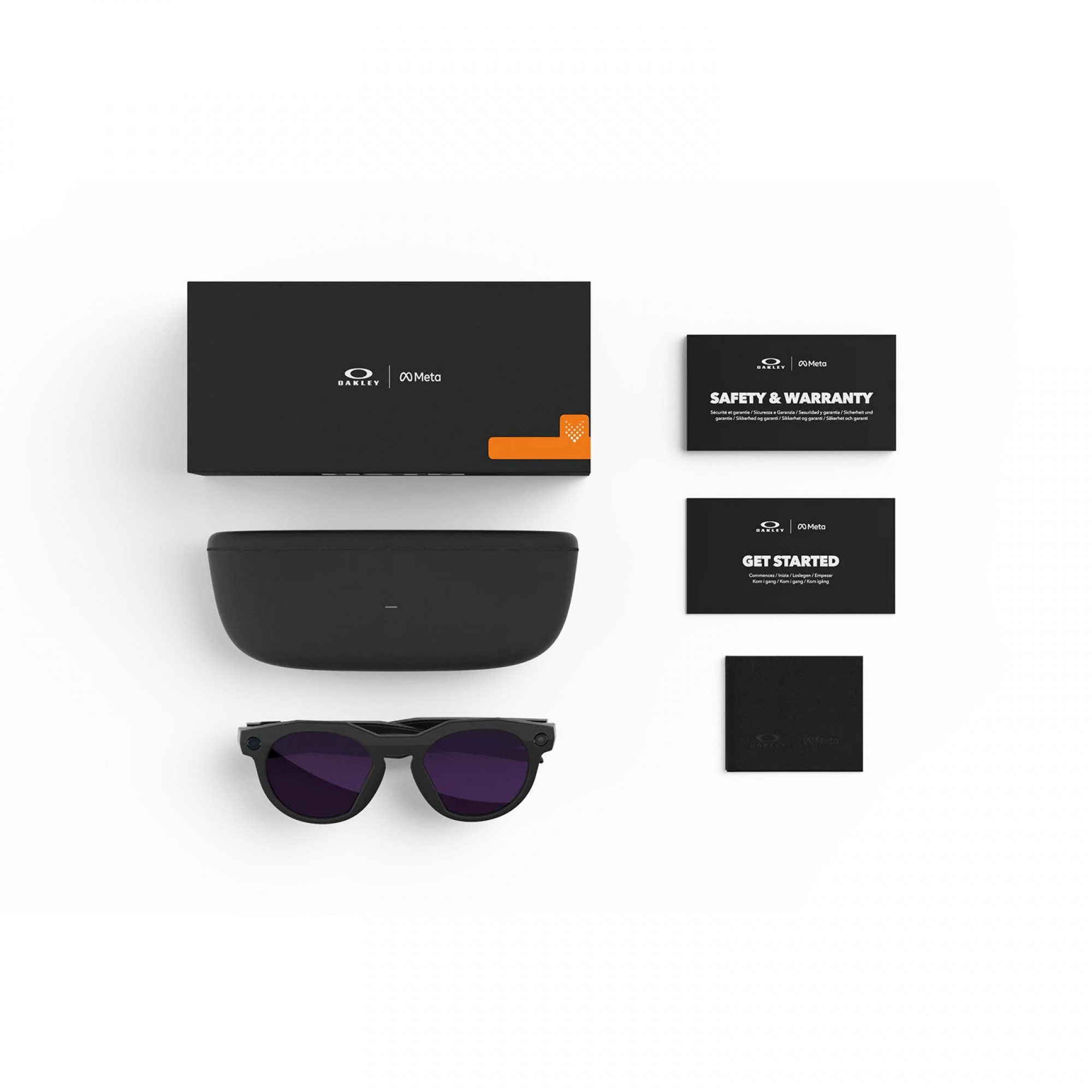 Смарт-очки Oakley Meta HSTN Black Lens color: Clear to Amethyst Transitions